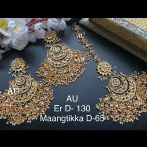 Rashi Kundan Tikka And Earrings Set