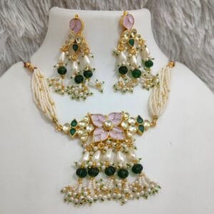 Diya Pendant Set