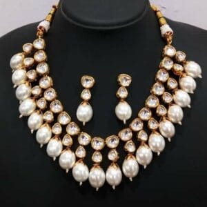 Fanha White Necklace Set