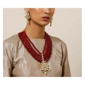 Brinda Red Necklace