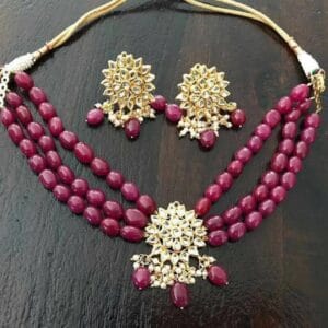 Mrudula Ruby Necklace