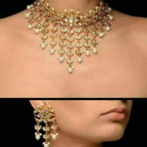 Deepavali White Necklace