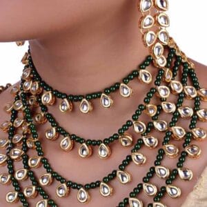 Carolina Green Necklace Set