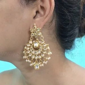 Monika White Earring