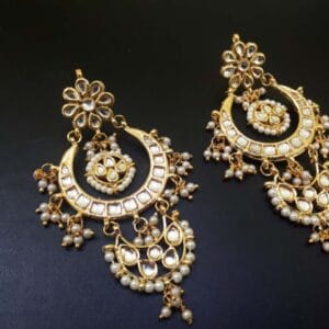 Bernice White Earrings