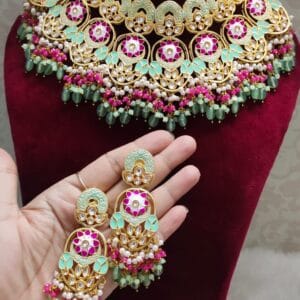 Mint Green Meena Set