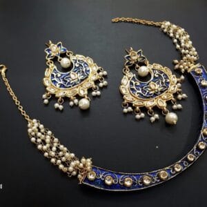 Sonalika Blue Meena Set