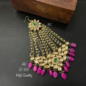 Akshra Magenta Pink Passa