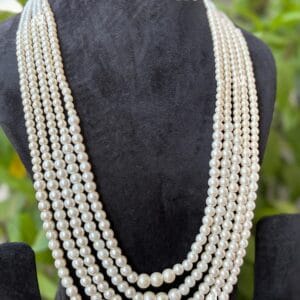 Pearl 5 Layer Necklace