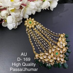 Akshra Emerald Green Passa