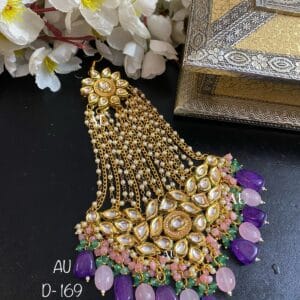 Akshra Purple Mauve Multicolour Passa